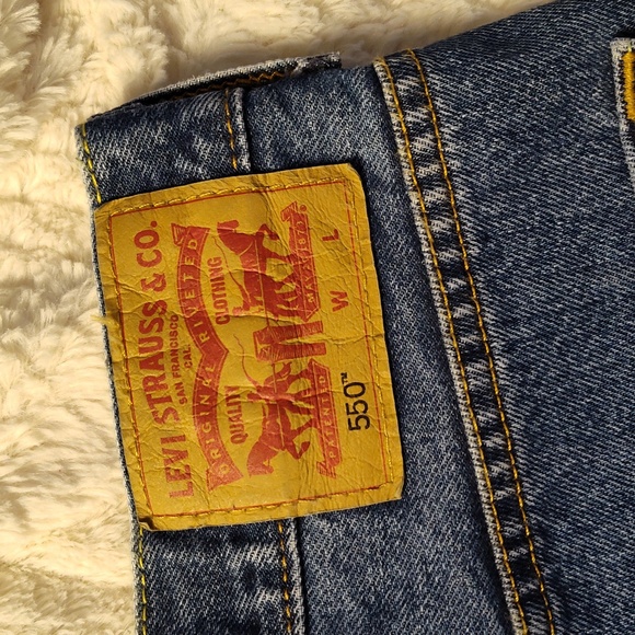 Levi's 550 men's denim blue jeans size 48x30 nwt - Picture 14 of 15